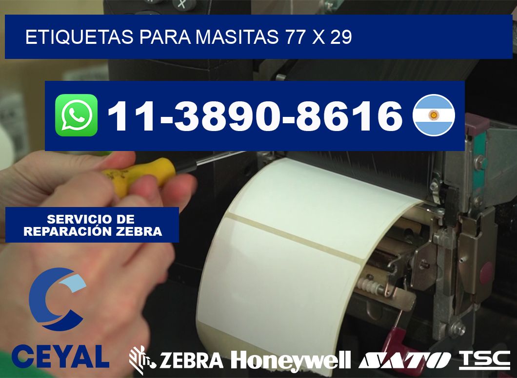 etiquetas para Masitas 77 x 29