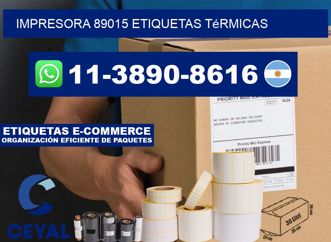 impresora 89015 etiquetas térmicas
