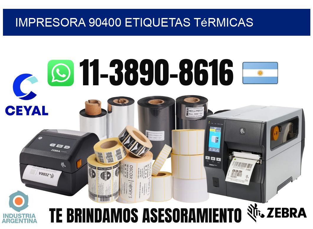 impresora 90400 etiquetas térmicas