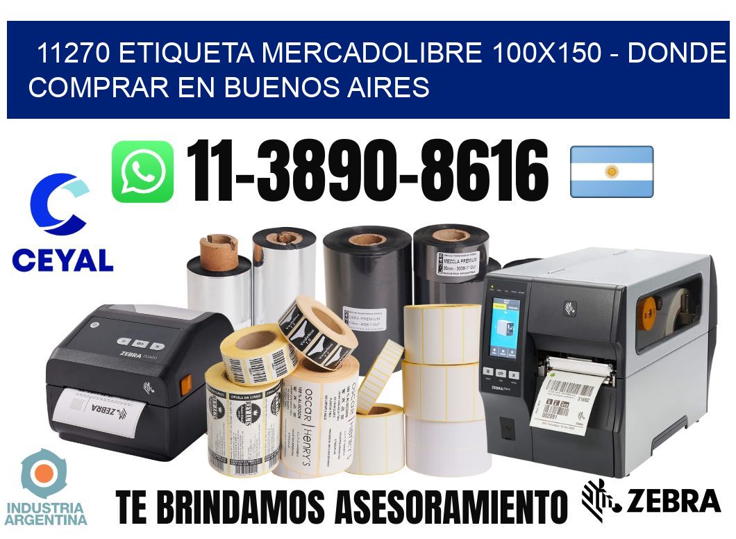 11270 etiqueta MercadoLibre 100x150 - Donde Comprar en Buenos Aires