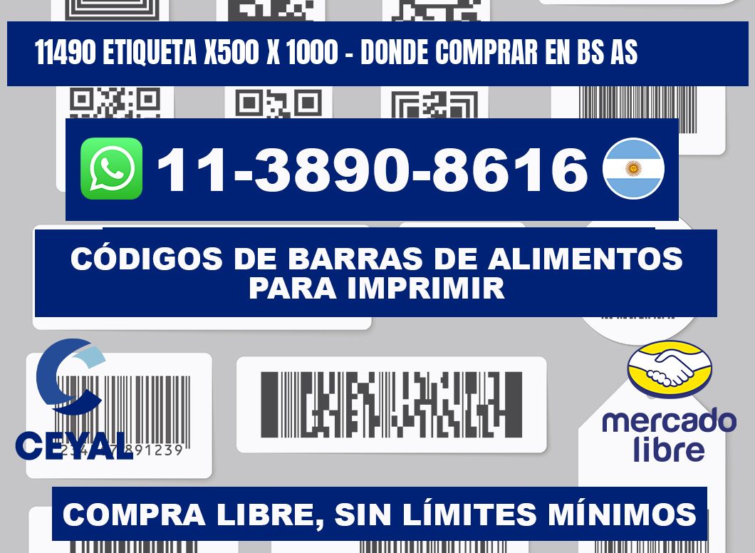 11490 etiqueta x500 x 1000 - Donde Comprar en bs as