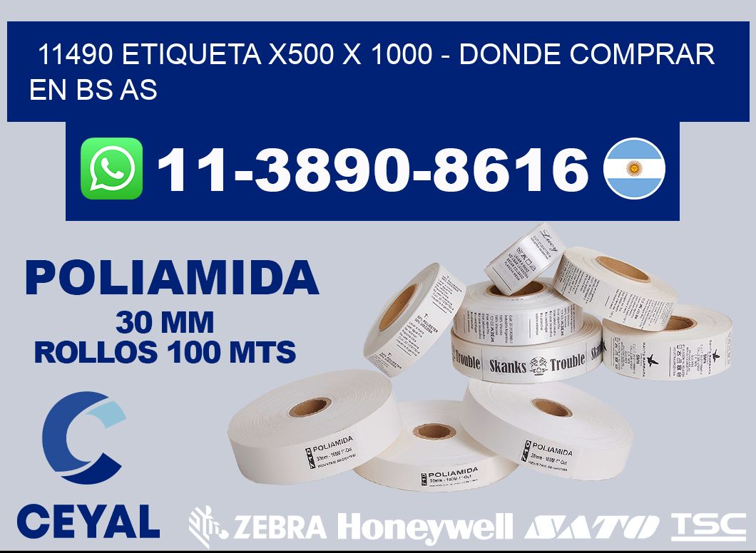 11490 etiqueta x500 x 1000 - Donde Comprar en bs as