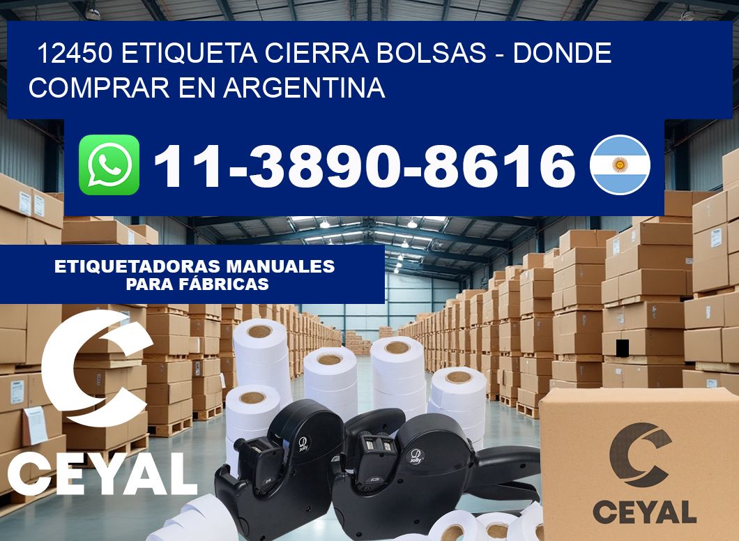 12450 etiqueta Cierra Bolsas – Donde Comprar en Argentina