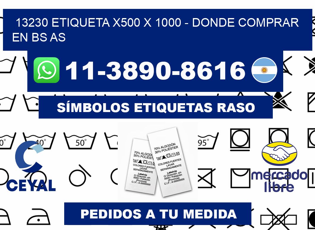 13230 etiqueta x500 x 1000 - Donde Comprar en bs as