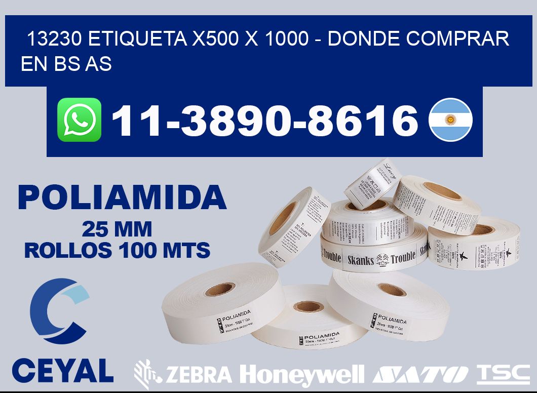 13230 etiqueta x500 x 1000 - Donde Comprar en bs as