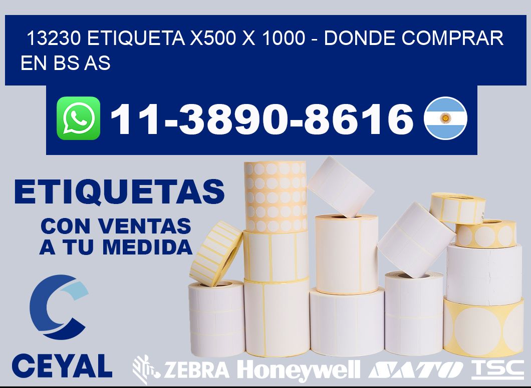 13230 etiqueta x500 x 1000 - Donde Comprar en bs as