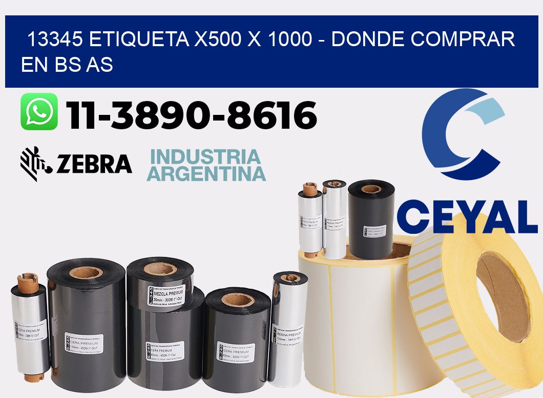 13345 etiqueta x500 x 1000 - Donde Comprar en bs as