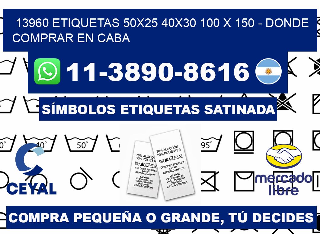 13960 etiquetas 50x25 40x30 100 x 150 - Donde Comprar en Caba