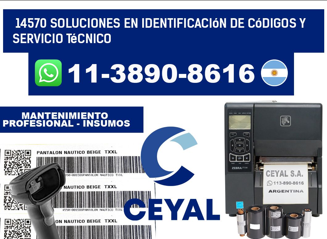 14570 Soluciones en Identificación de códigos y Servicio Técnico