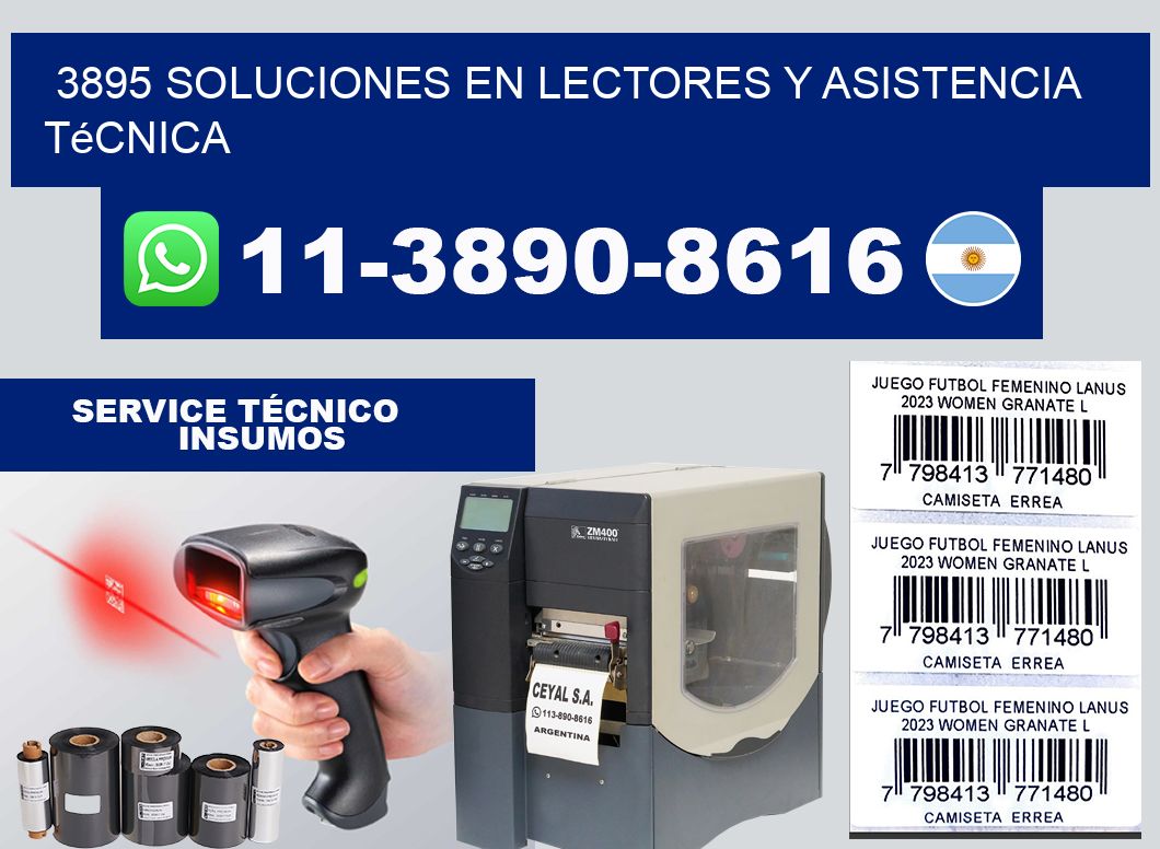 3895 Soluciones en Lectores y Asistencia Técnica