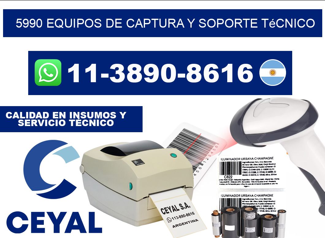 5990 Equipos de Captura y Soporte Técnico