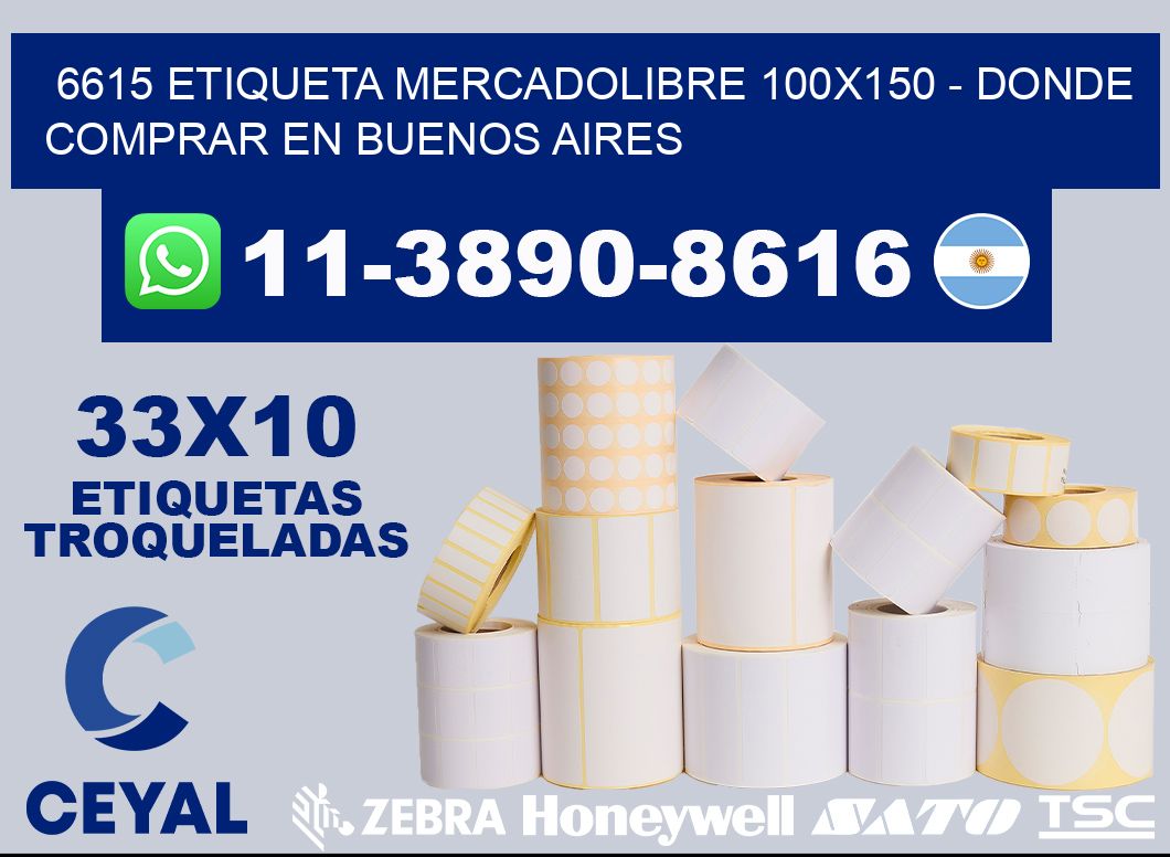 6615 etiqueta MercadoLibre 100x150 - Donde Comprar en Buenos Aires
