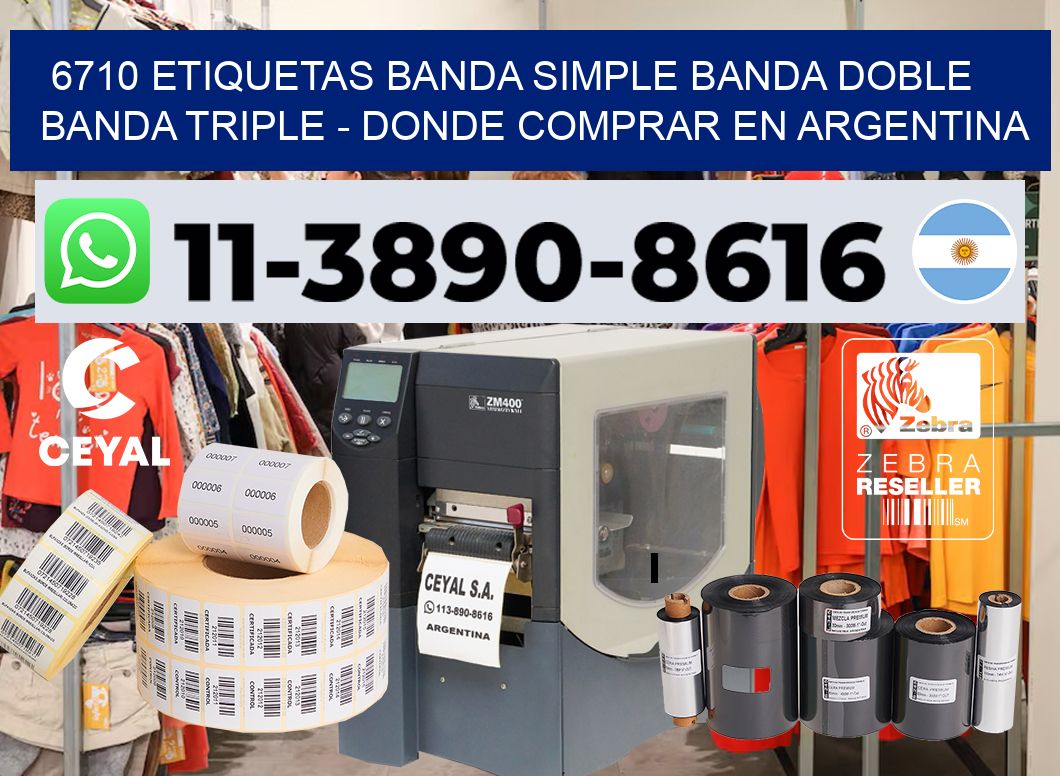 6710 etiquetas banda simple banda doble banda triple – Donde Comprar en Argentina