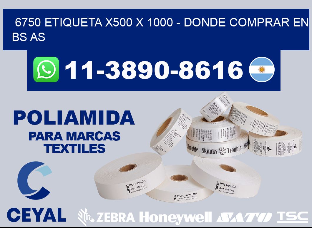 6750 etiqueta x500 x 1000 - Donde Comprar en bs as