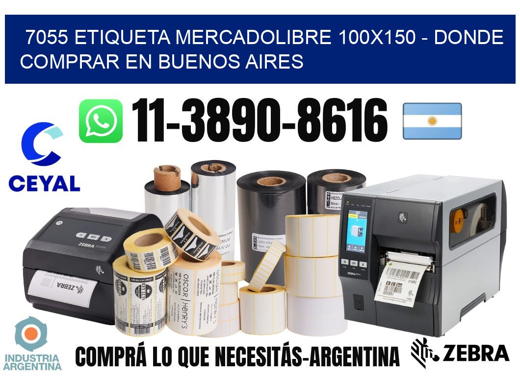 7055 etiqueta MercadoLibre 100x150 - Donde Comprar en Buenos Aires