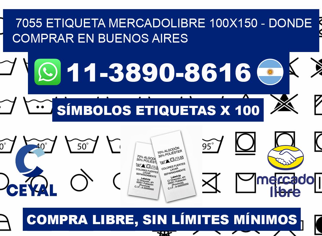 7055 etiqueta MercadoLibre 100x150 - Donde Comprar en Buenos Aires