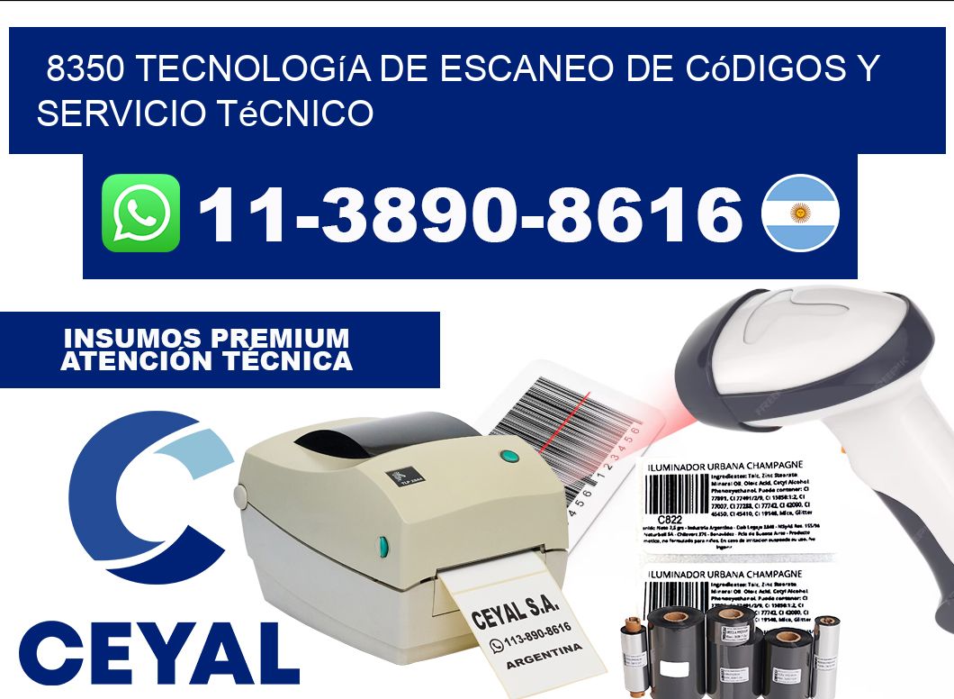 8350 Tecnología de Escaneo de códigos y Servicio Técnico