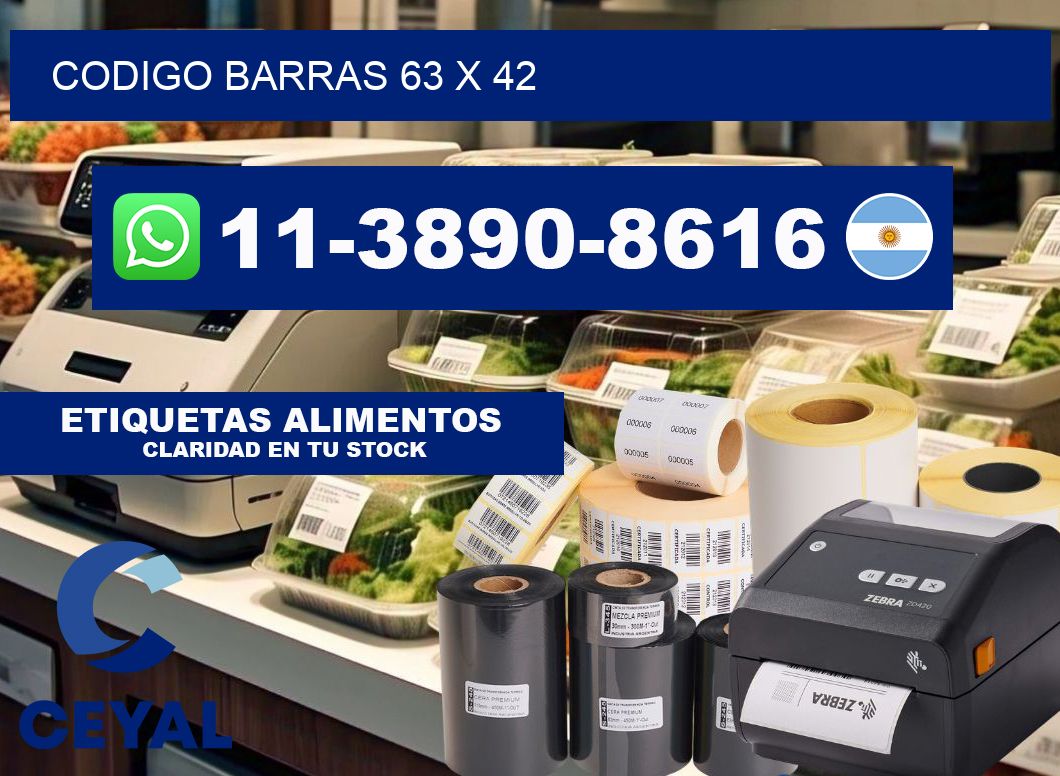 Codigo barras 63 x 42