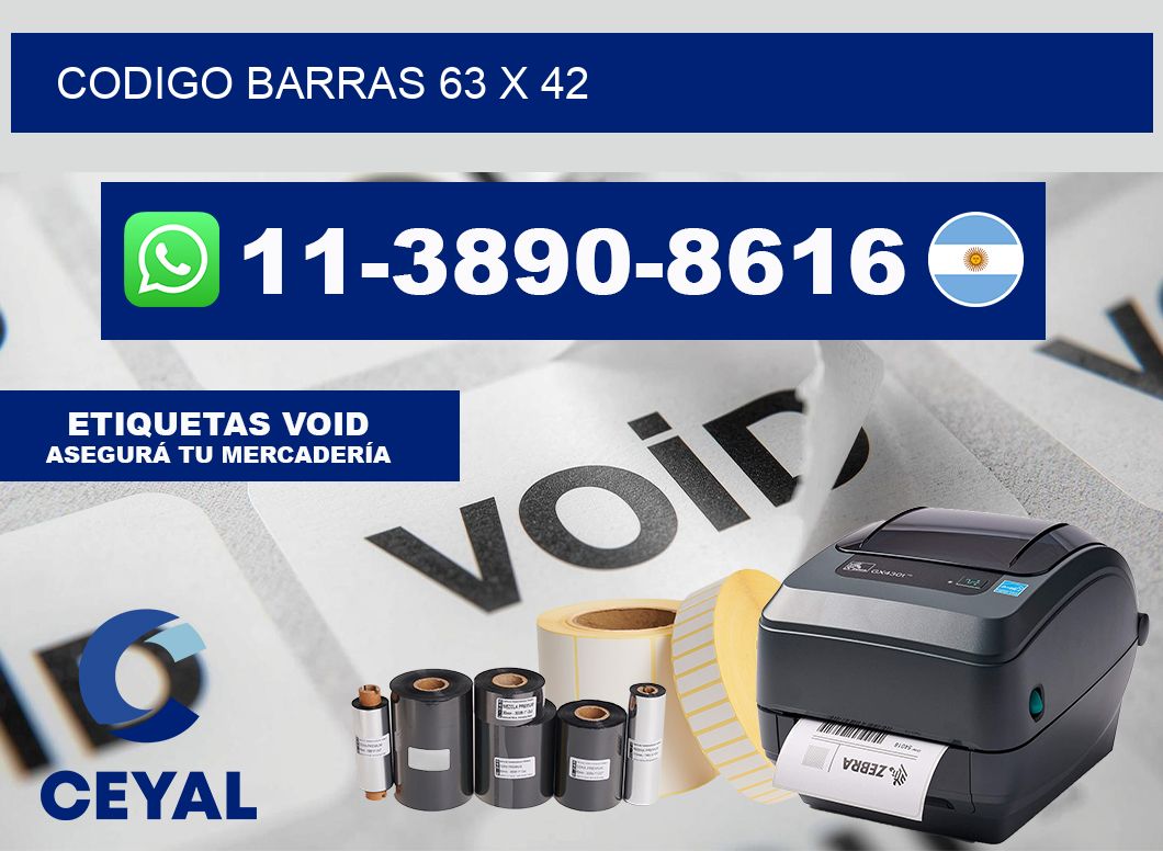 Codigo barras 63 x 42