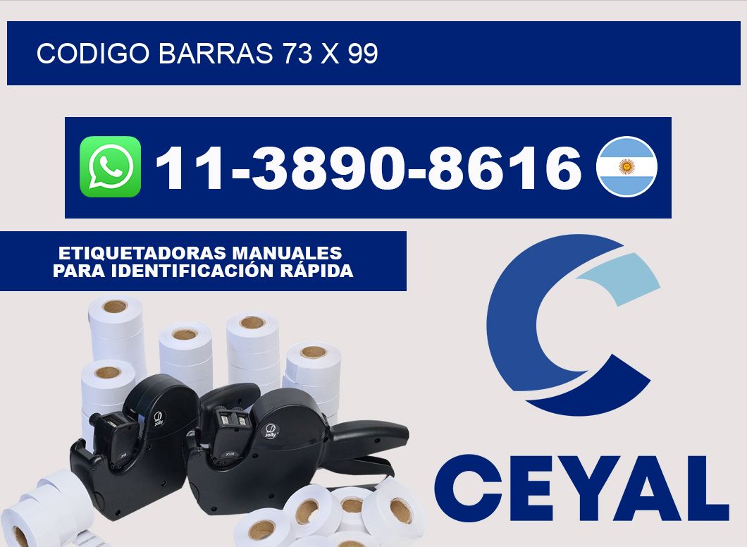 Codigo barras 73 x 99