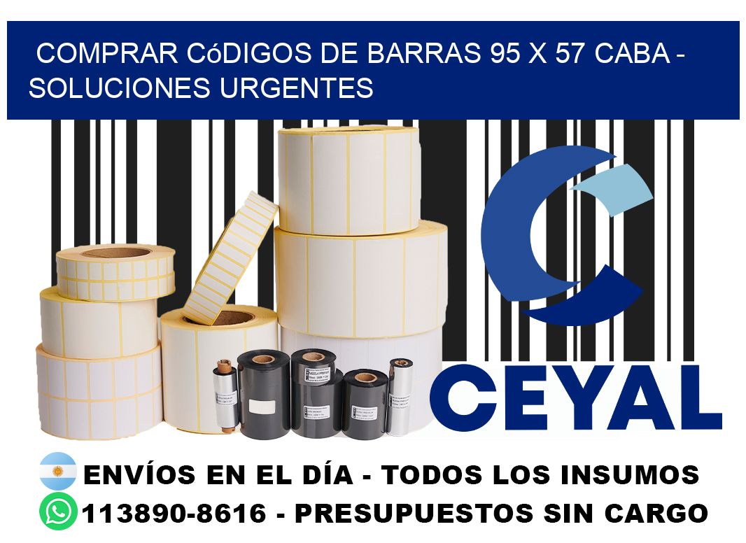 Comprar códigos de barras 95 x 57 CABA - soluciones urgentes