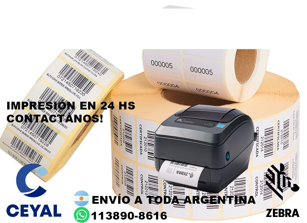 Donde Comprar etiquetas 42 x 66 en Vicente López? Buenos Aires - Stock permanente