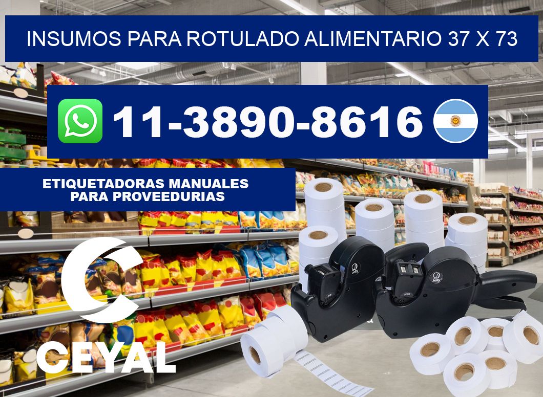 Insumos para rotulado alimentario 37 x 73