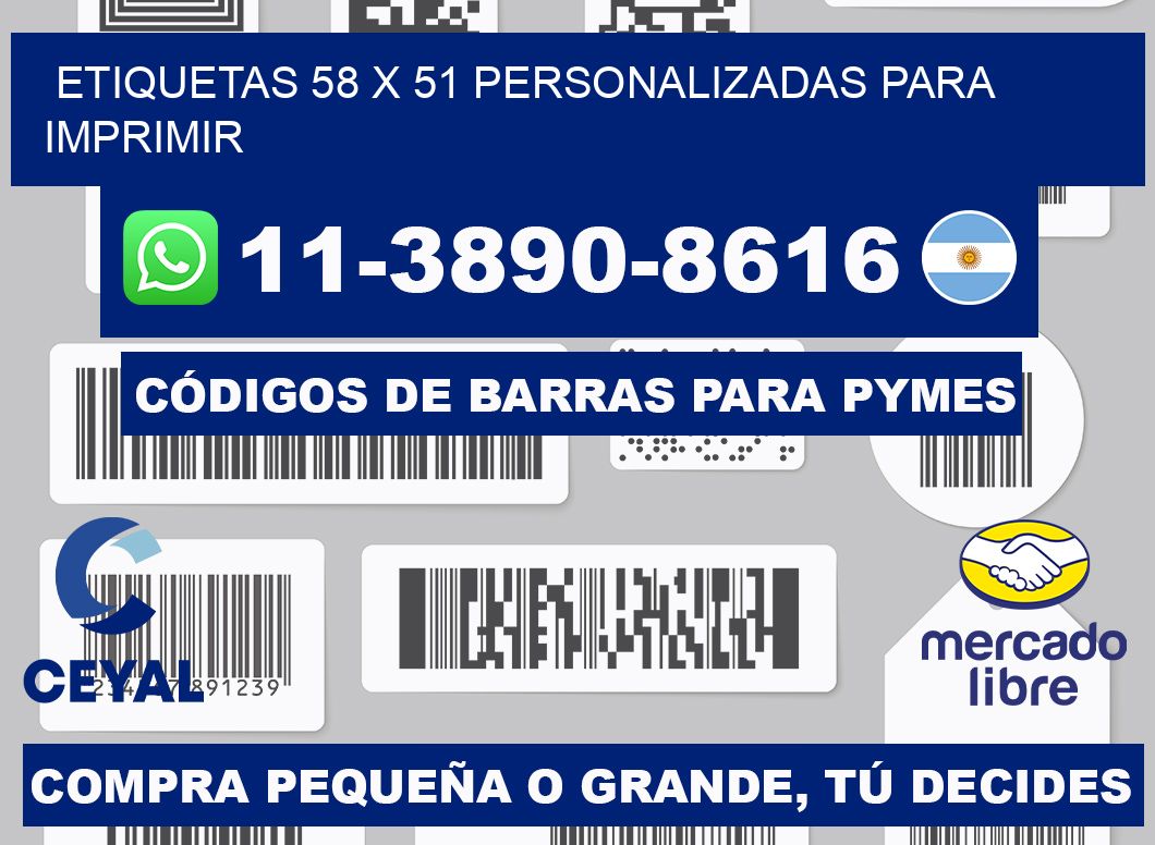 etiquetas 58 x 51 personalizadas para imprimir