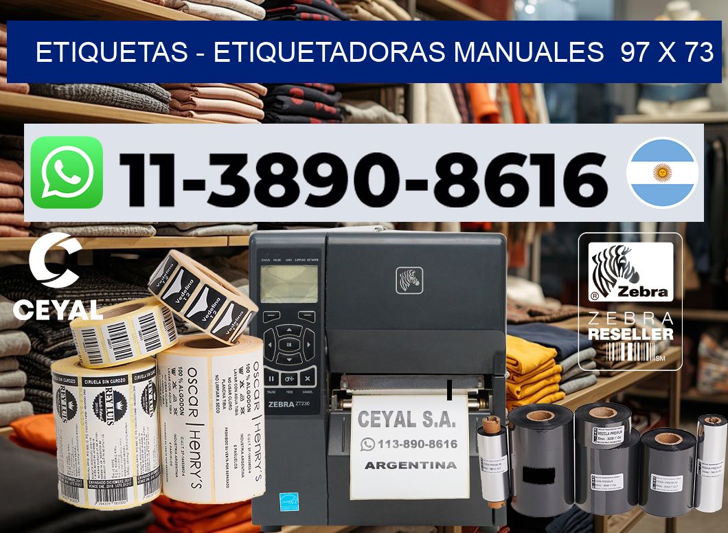 etiquetas – Etiquetadoras Manuales  97 x 73