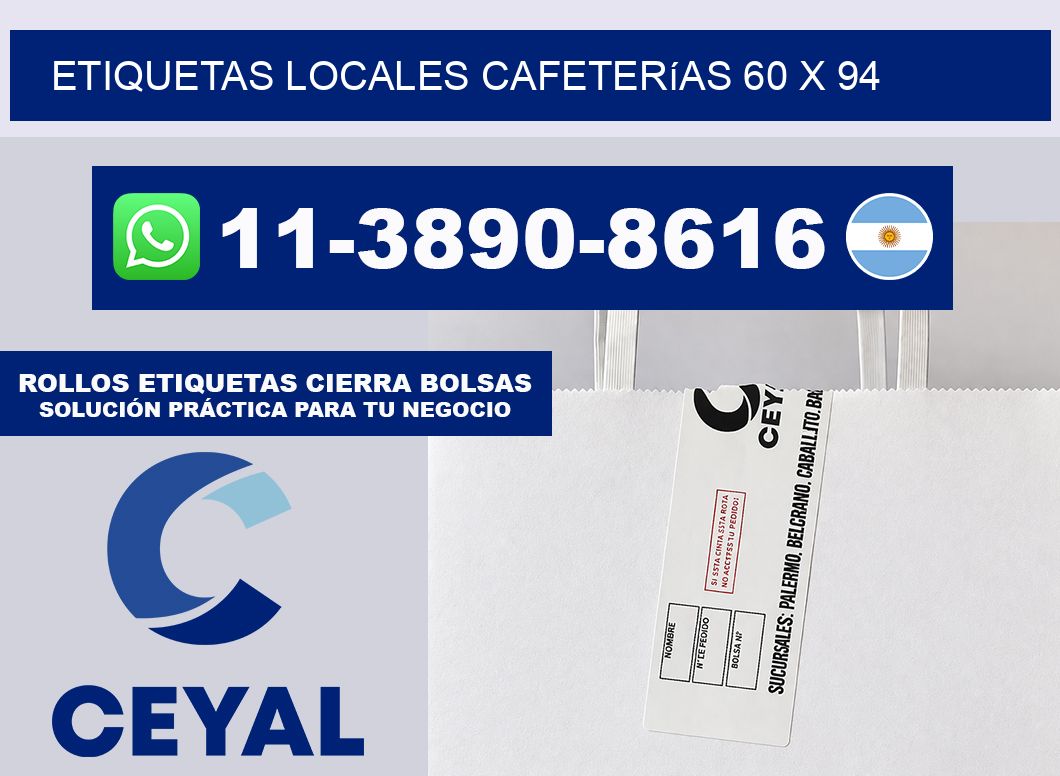 etiquetas locales cafeterías 60 x 94
