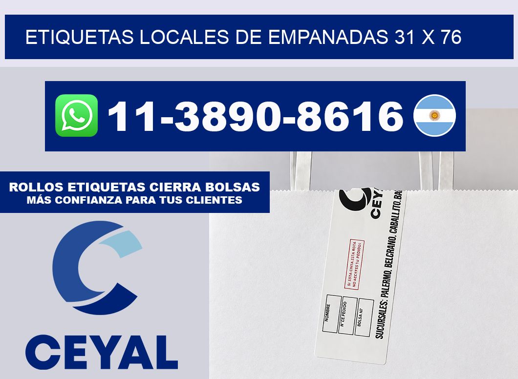 etiquetas locales de empanadas 31 x 76