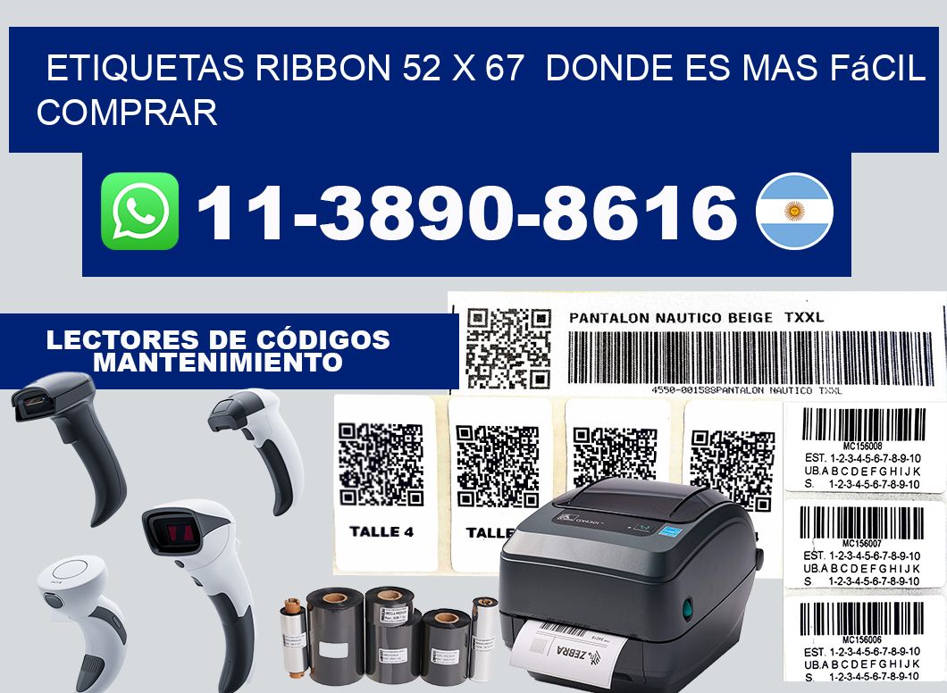 etiquetas ribbon 52 x 67  Donde es mas fácil comprar