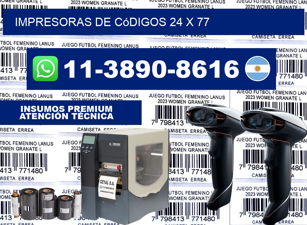 impresoras de códigos 24 x 77