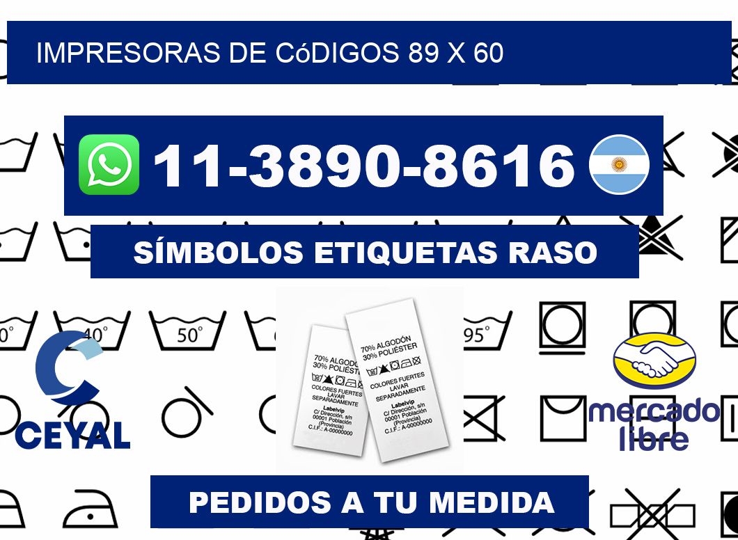 impresoras de códigos 89 x 60