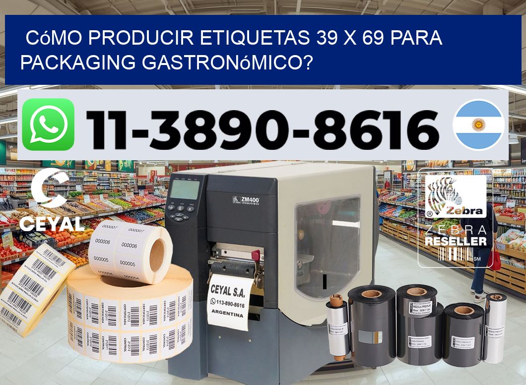 Cómo producir etiquetas 39 x 69 para packaging gastronómico?