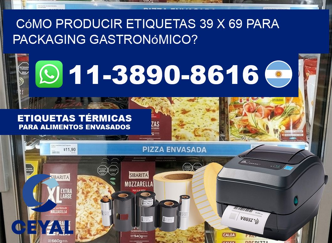 Cómo producir etiquetas 39 x 69 para packaging gastronómico?