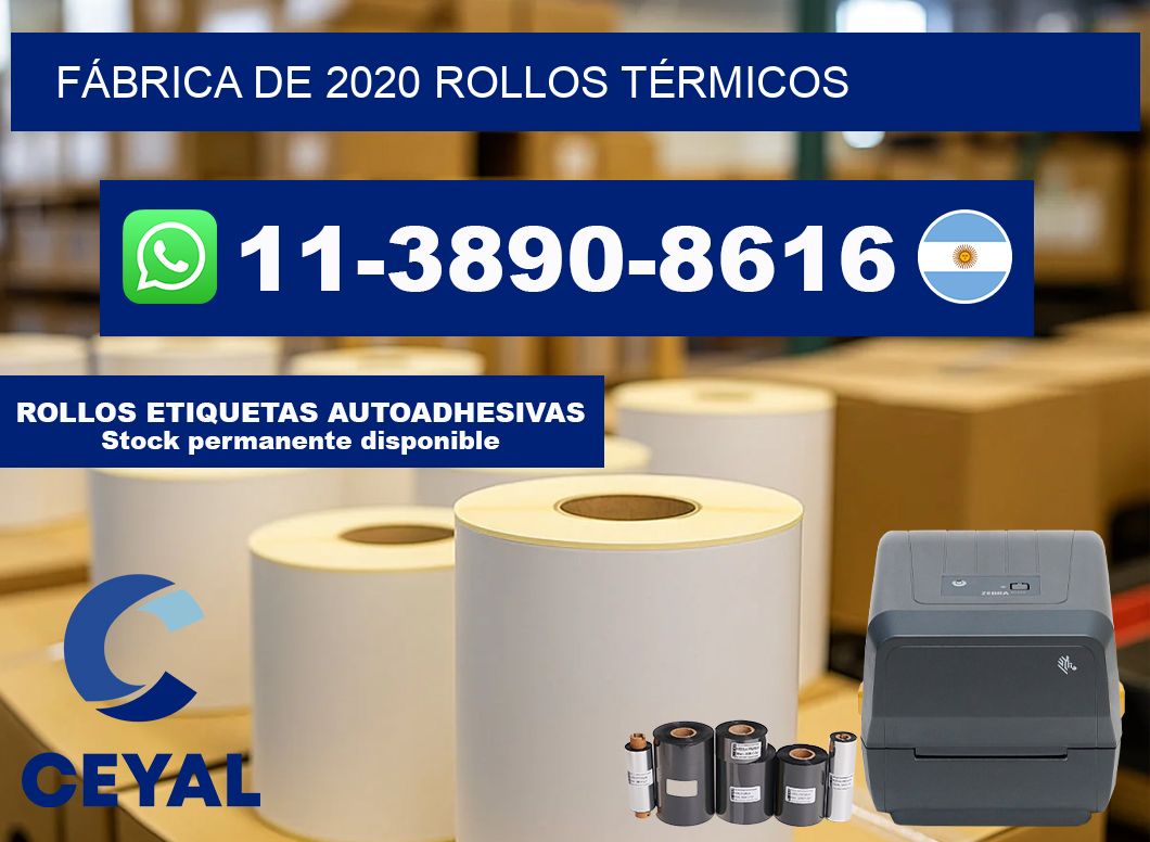 FÁBRICA DE 2020 ROLLOS TÉRMICOS