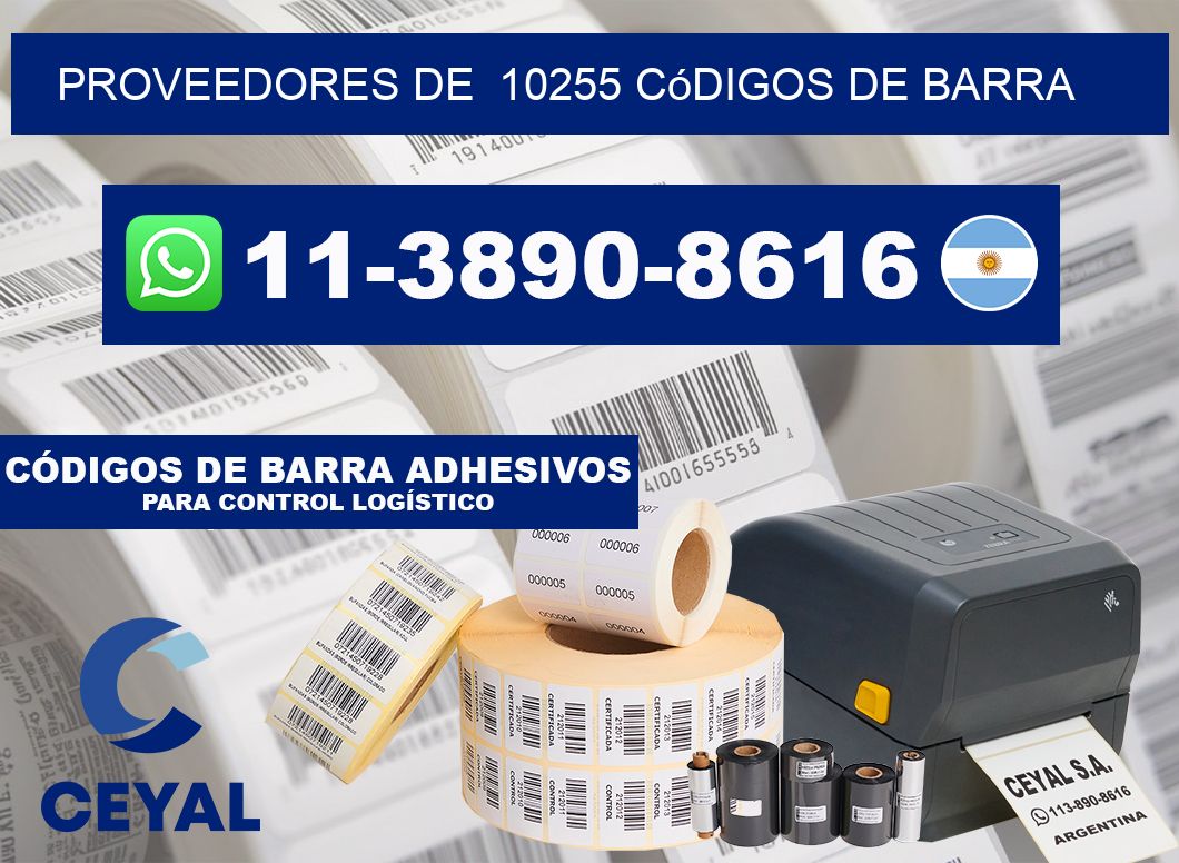 Proveedores de  10255 códigos de barra