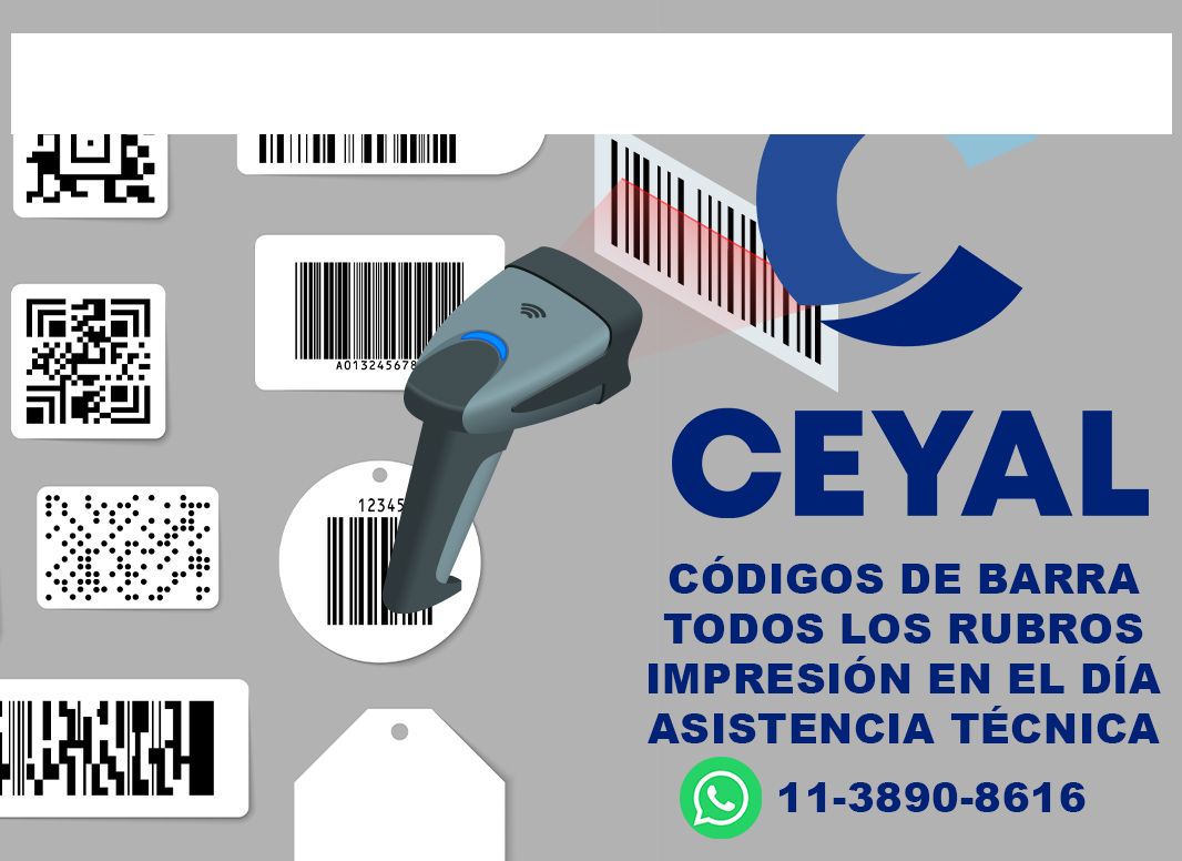 códigos de barra 33 x 87