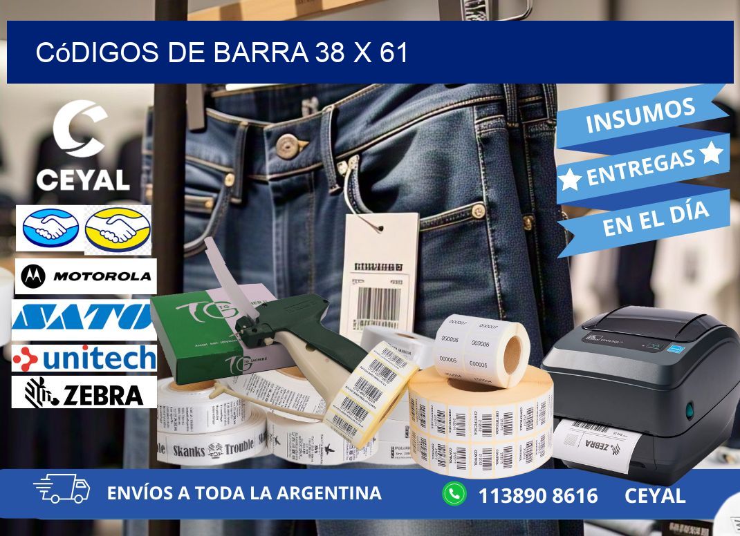 códigos de barra 38 x 61
