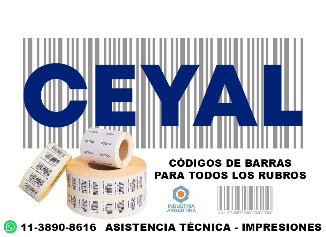 códigos de barra 41 x 26