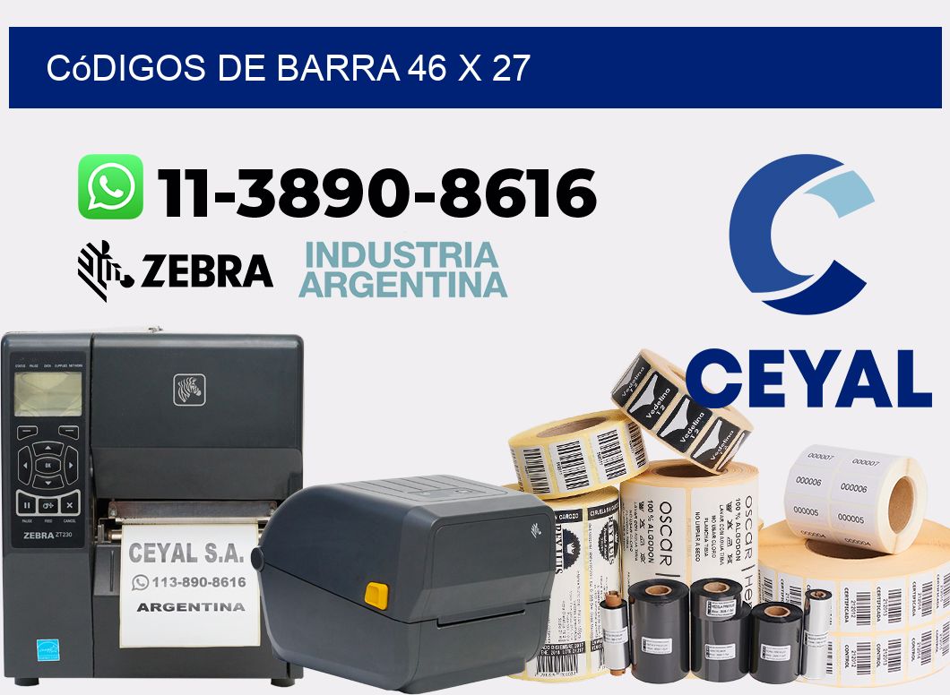 códigos de barra 46 x 27