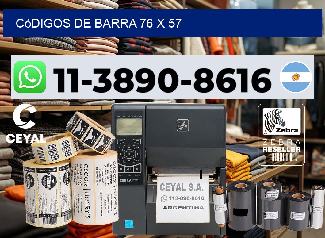 códigos de barra 76 x 57