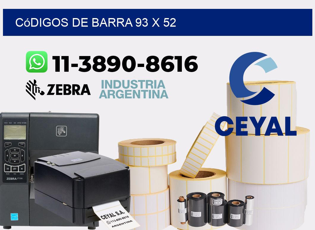 códigos de barra 93 x 52