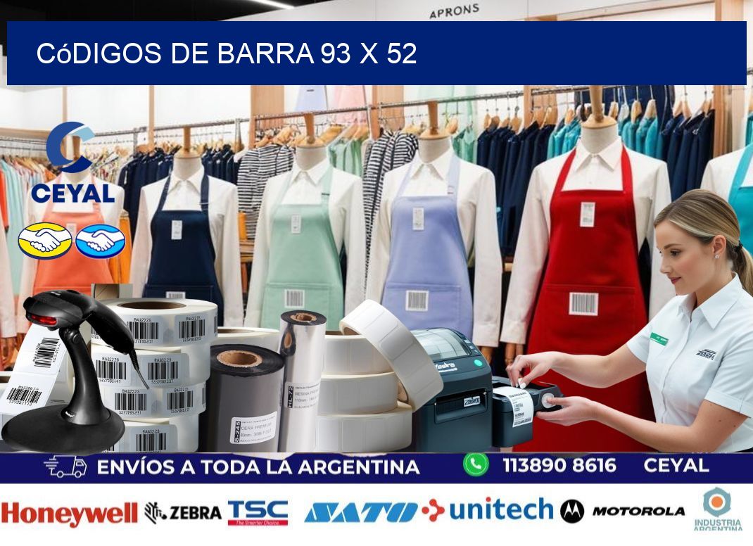 códigos de barra 93 x 52