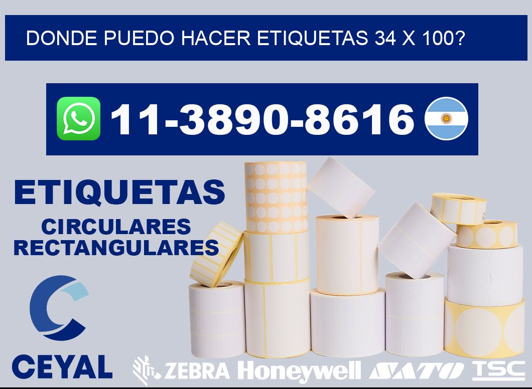 donde puedo hacer etiquetas 34 x 100?