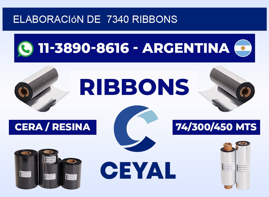 elaboración de  7340 ribbons