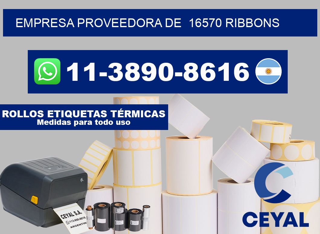 empresa proveedora de  16570 ribbons