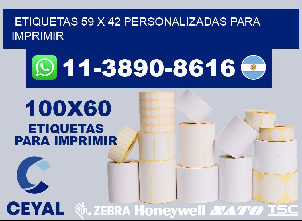 etiquetas 59 x 42 personalizadas para imprimir
