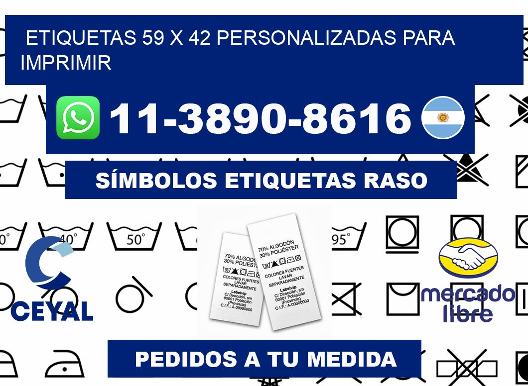 etiquetas 59 x 42 personalizadas para imprimir